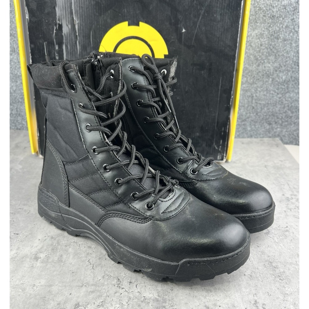 ORIGINAL SWAT BOTAS ALPHA FURY 8" SIDE ZIP 177501-R New Tried On EU 46 US 12